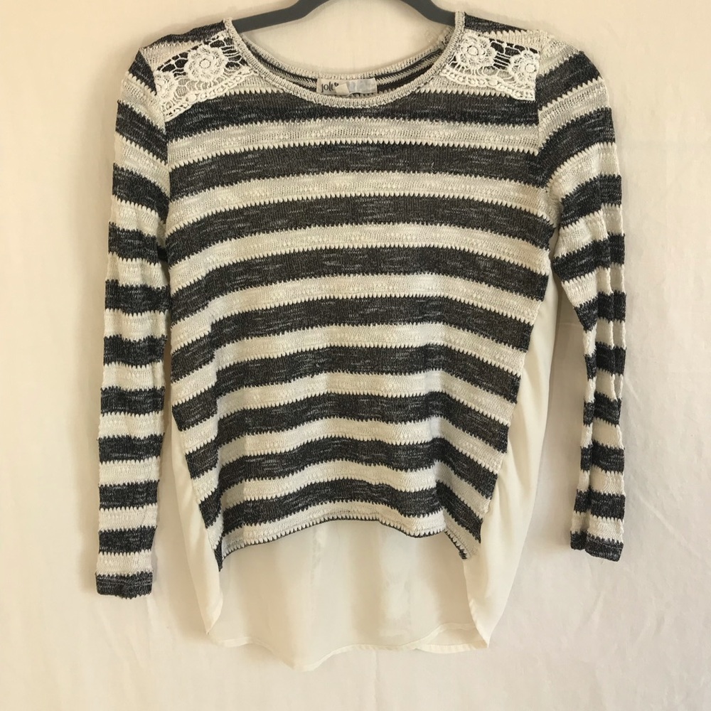 girls striped sweater